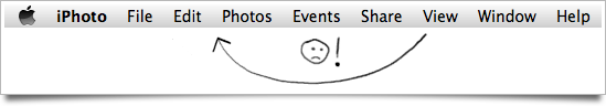 iPhoto Menu