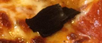 Detail of a Real Authentic Pizza
