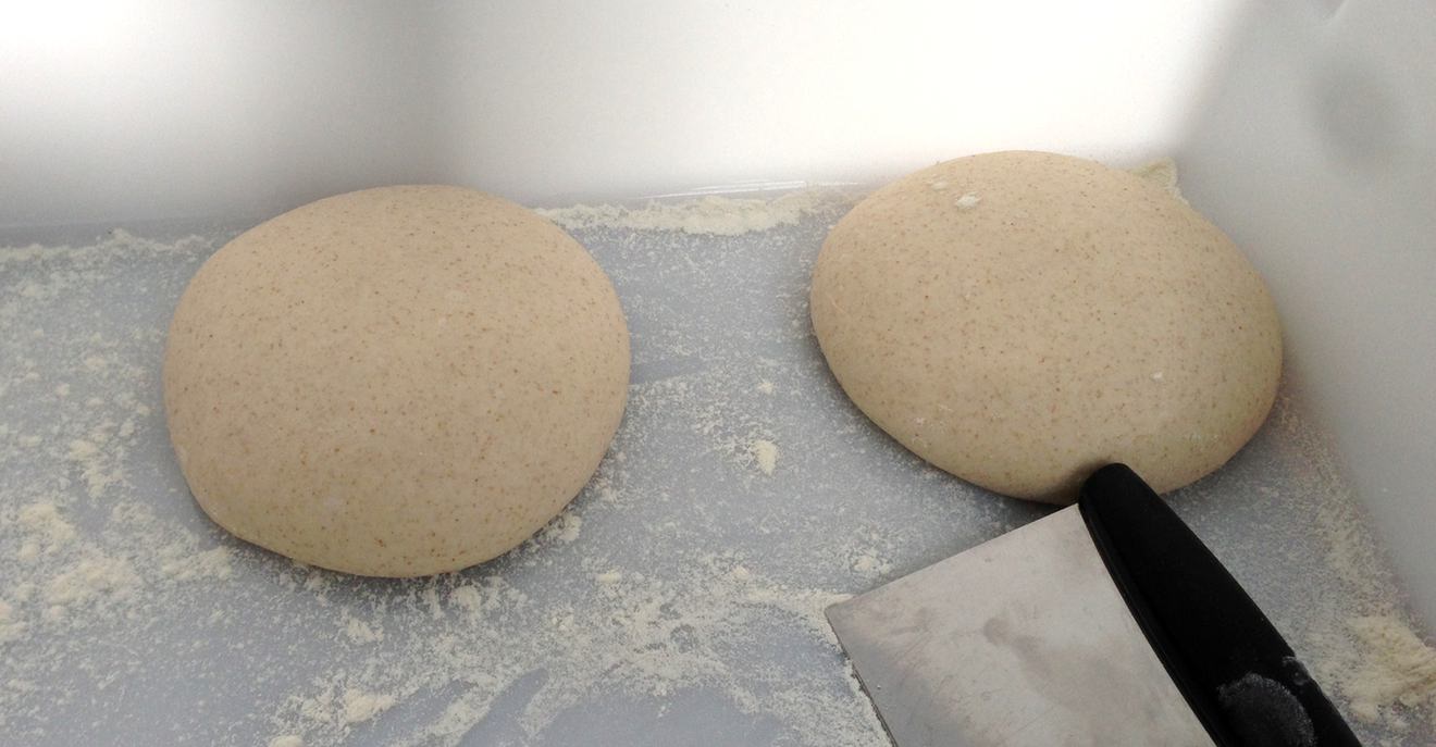 Dough in a box.