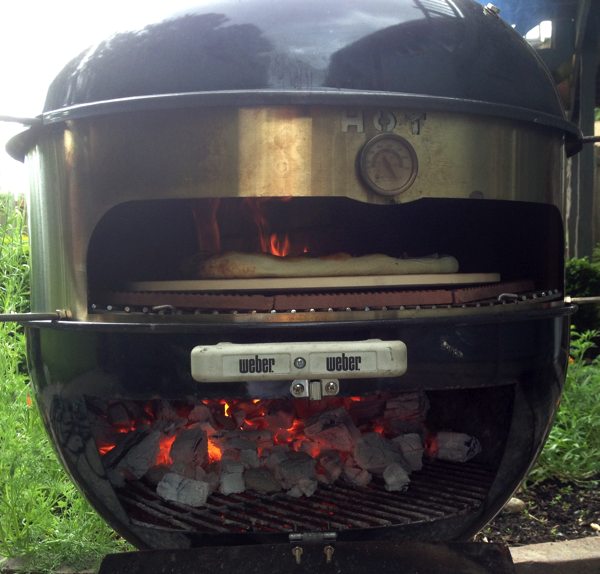 Charcoal spread out a bit